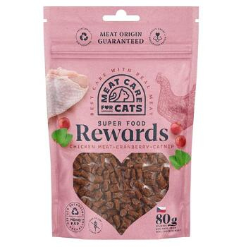MEAT CARE Rewards Kuřecí pamlsky pro kočky s šantou a brusinkou 80 g (Pamlsky pro kočky)