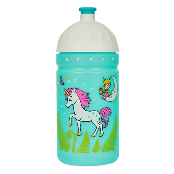 ZDRAVÁ LAHEV Jednorožec a víly 0,5 l (Dětské sportovní lahve) - Omyvatelný