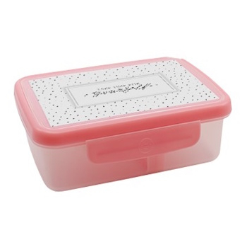 ZDRAVÁ SVÁČA Scandi 700 box růžová 900 ml (Svačinové boxy) - Omyvatelný