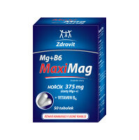 ZDROVIT MaxiMag hořčík 375 mg + vitamin B6 50 tobolek