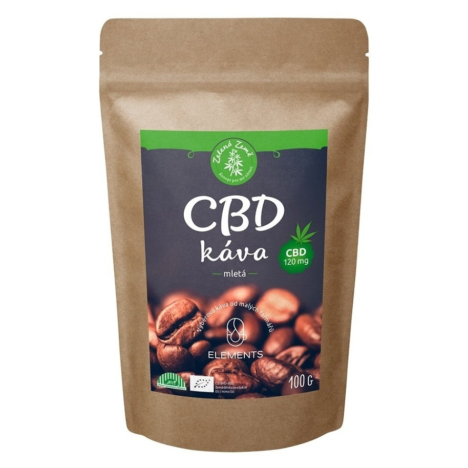 Levně ZELENÁ ZEMĚ CBD káva 100 g
