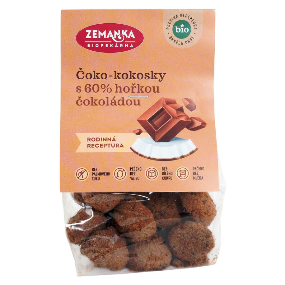 ZEMANKA Čoko-kokosky s kakaem BIO 100 g