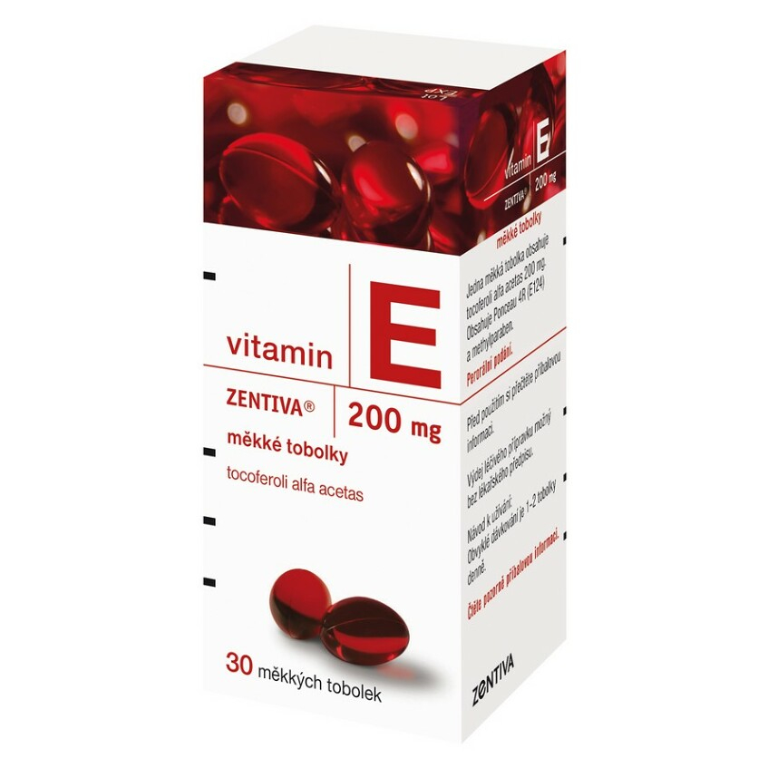 E-shop ZENTIVA Vitamin E 200 mg 30 tobolek