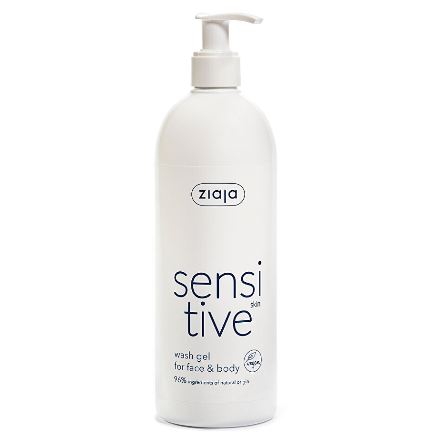 E-shop ZIAJA Krémový mycí gel na obličej a tělo Sensitive 400 ml