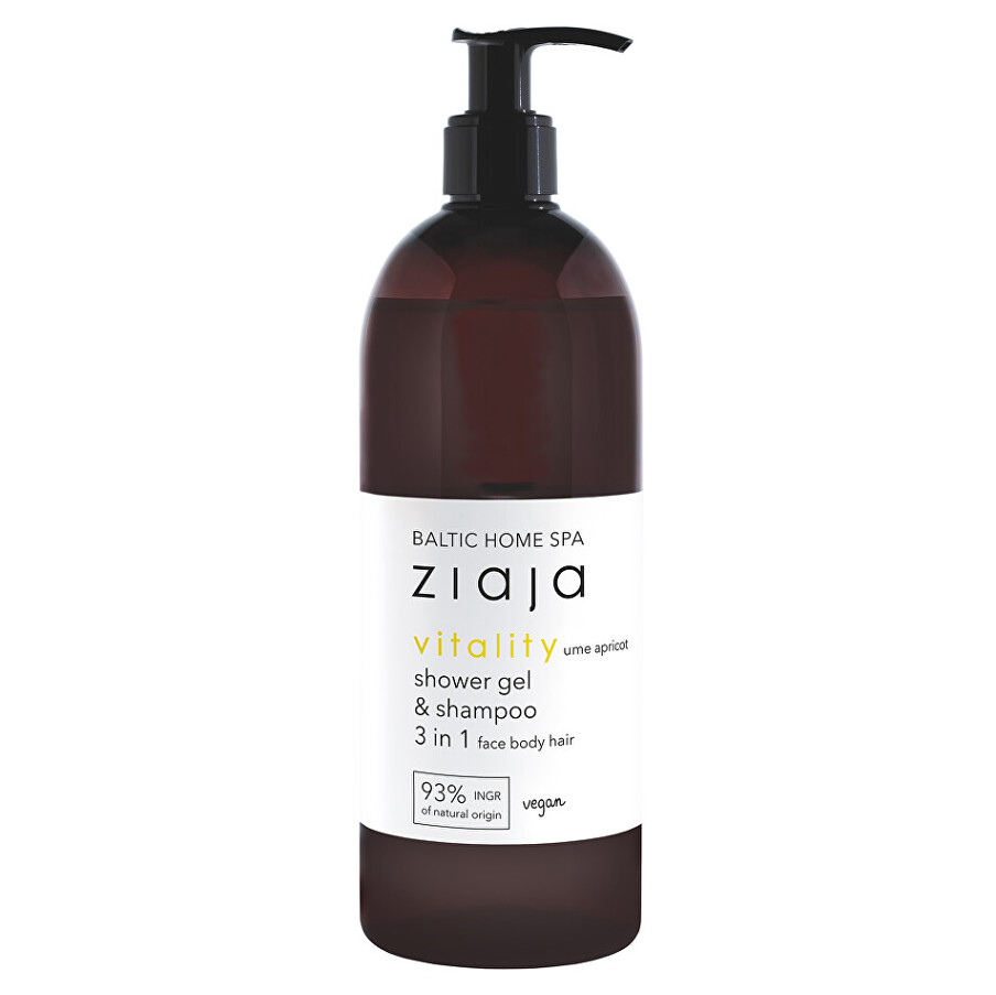 E-shop ZIAJA Baltic Home Spa Sprchový gel a šampon 3v1 Vitality 500 ml