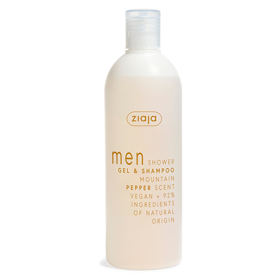 E-shop ZIAJA Men Sprchový gel a šampon Mountain Pepper 400 ml