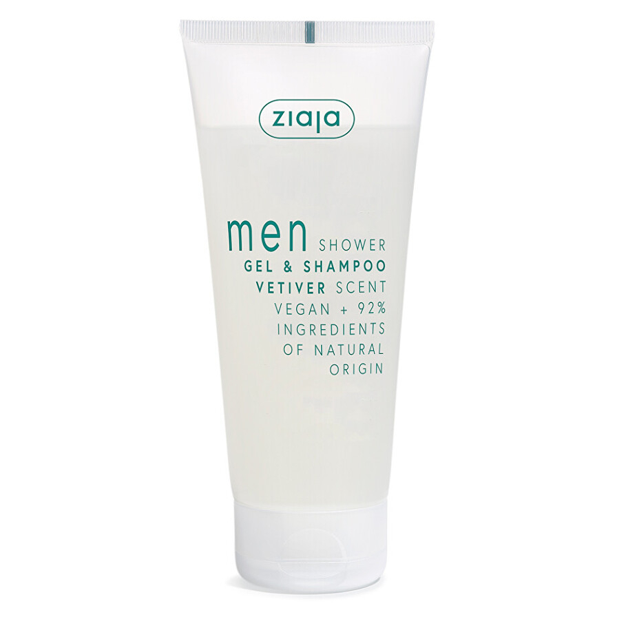 E-shop ZIAJA Men Sprchový gel a šampon Vetiver 200 ml
