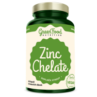 GREENFOOD NUTRITION Zinek chelát 60 kapslí GREENFOOD NUTRITION Zinek chelát 60 kapslí