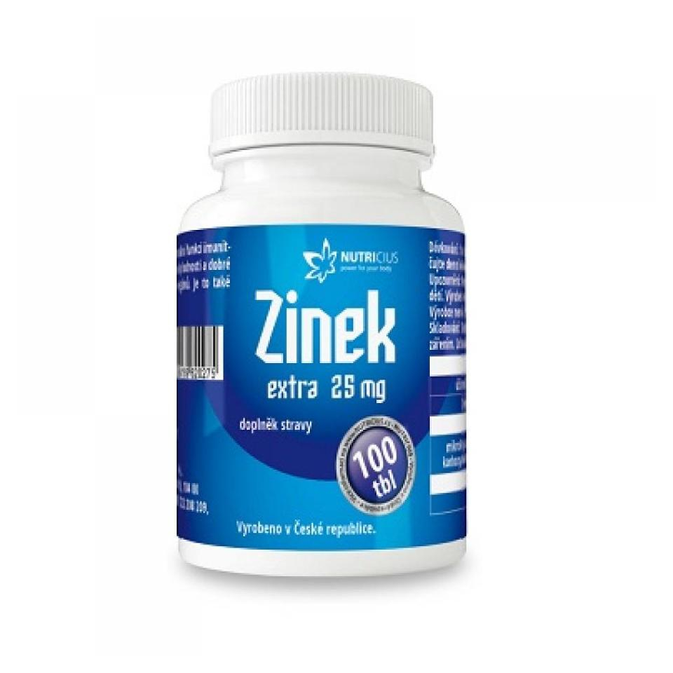E-shop NUTRICIUS Zinek Extra 25 mg 100 tablet
