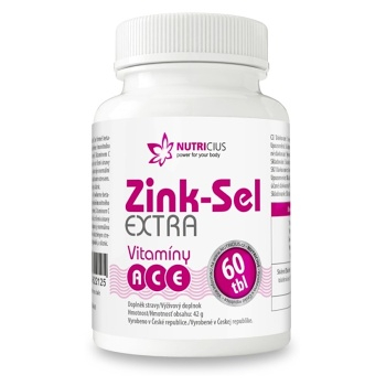 NUTRICIUS Zink-Sel extra 60 tablet (Vitamíny na imunitu) - Vícesložkové