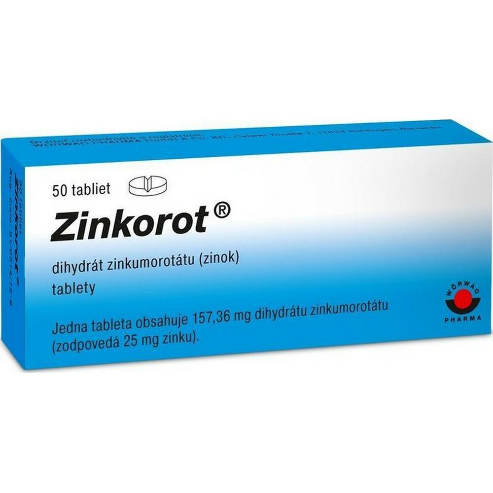 Levně ZINKOROT 25 mg 50 tablet