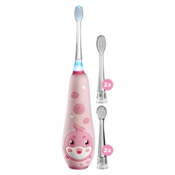 CONCEPT ZK3010 Zubní kartáček dětský 1 - 5 let růžový (Dětské elektrické kartáčky) - Časovač, Více režimů čištění