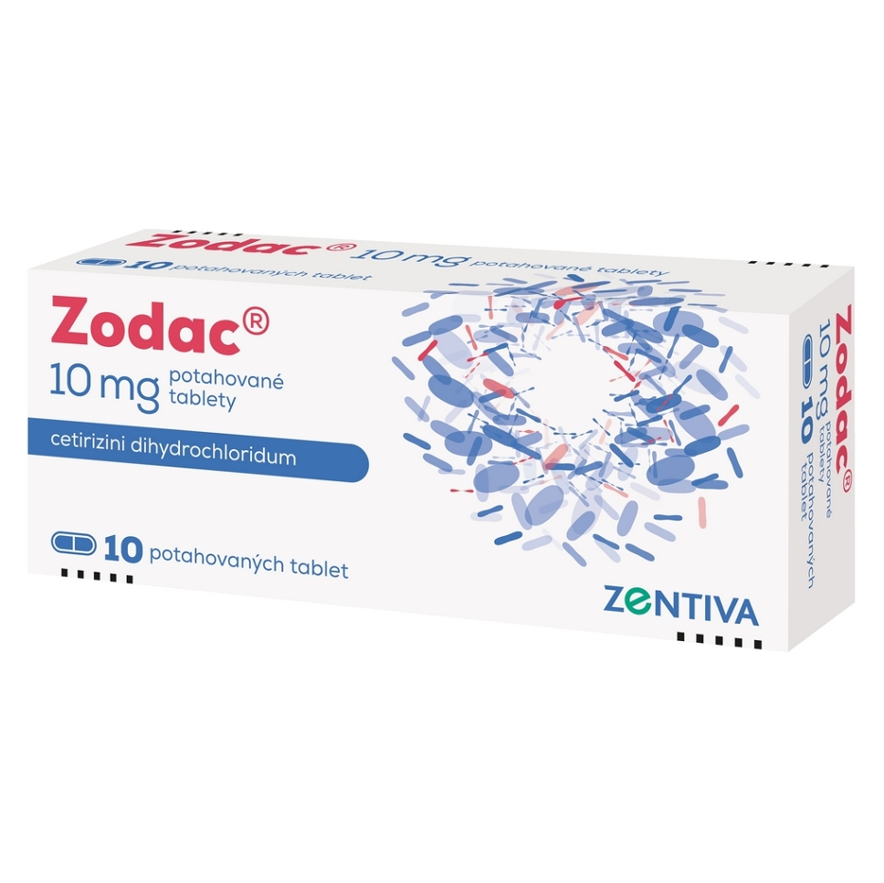 Levně ZODAC 10 mg tablety 10 kusů