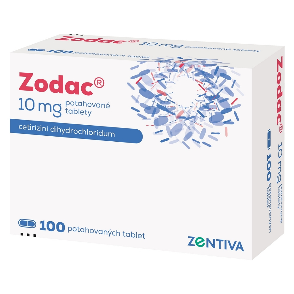 E-shop ZODAC 10mg 100 tablet