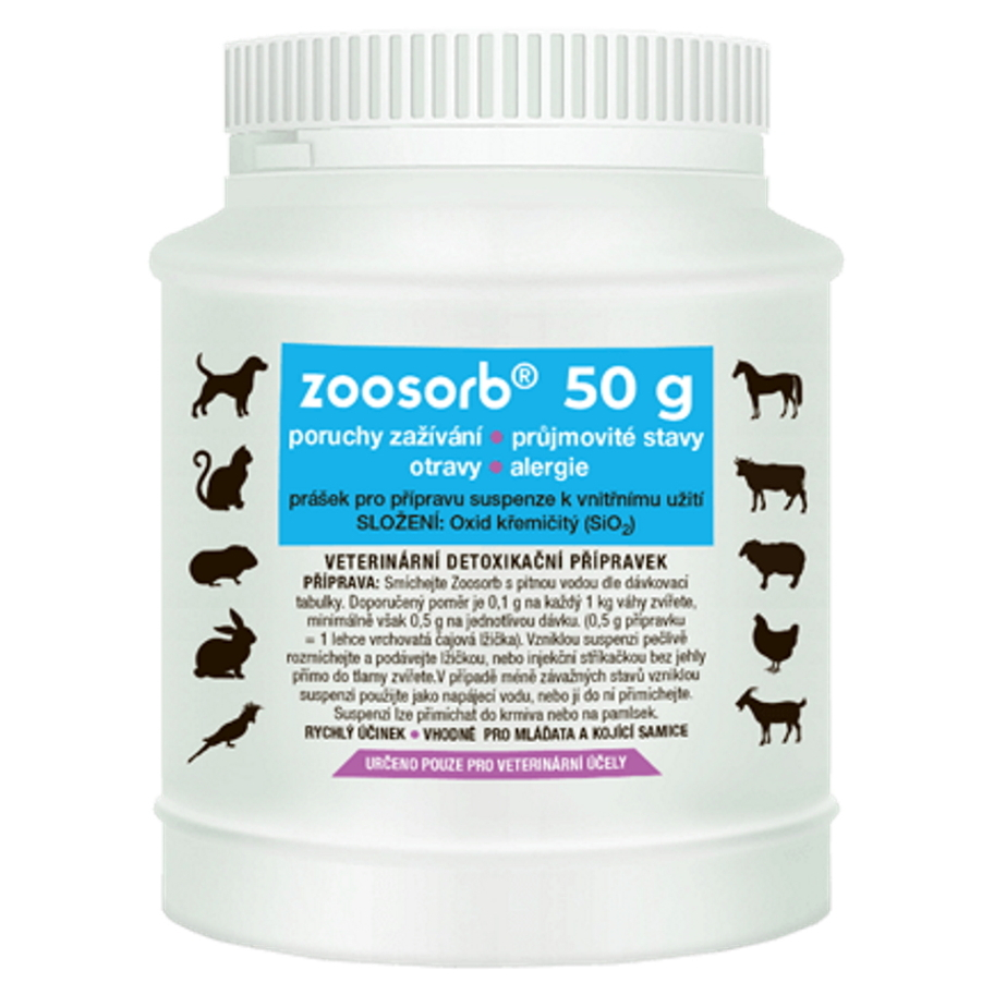 E-shop ZOOSORB Dietetický a detoxikační přípravek pro zvířata 50 g