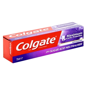 COLGATE Zubní pasta Maximum Cavity Protection Whitening 75 ml