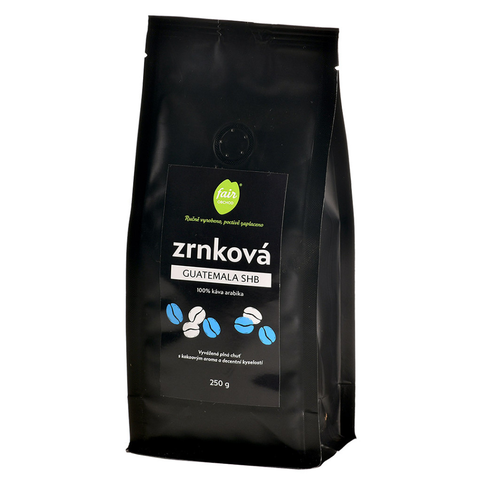 E-shop FAIROBCHOD Zrnková káva Guatemala SHB 250 g