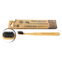 REBI DENTAL  Zubní kartáček M63 charcoal bamboo měkký 1 ks