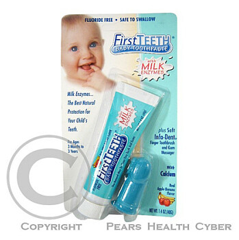 Zubní pasta First Teeth dětská 40g+zubní kartáček