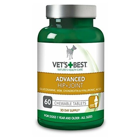 Levně VET´S BEST Advanced hip+joint žvýkací tablety na podporu kloubů pro psy 60 tbl.