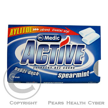 Žvýkačky Active Spearmint 10 ks