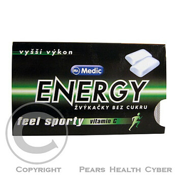 Žvýkačky Energy Feel Sporty 10 ks