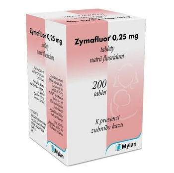 ZYMAFLUOR  0.25mg 200 tablet (Na prevenci zubního kazu)