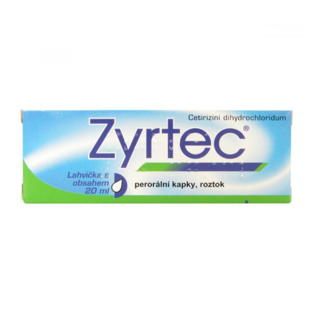E-shop ZYRTEC Kapky, roztok 10 mg 20 ml
